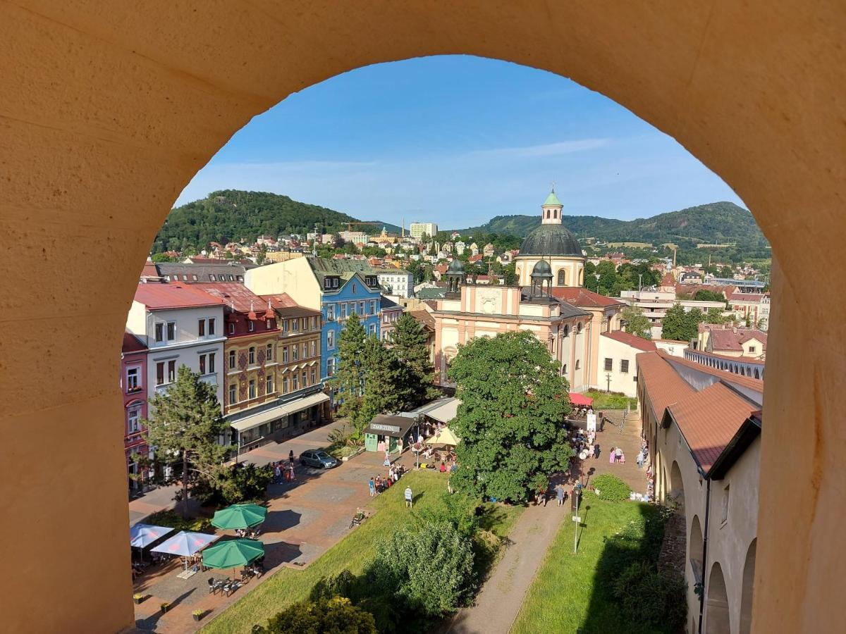 Apartments Rose Garden Decin Bagian luar foto